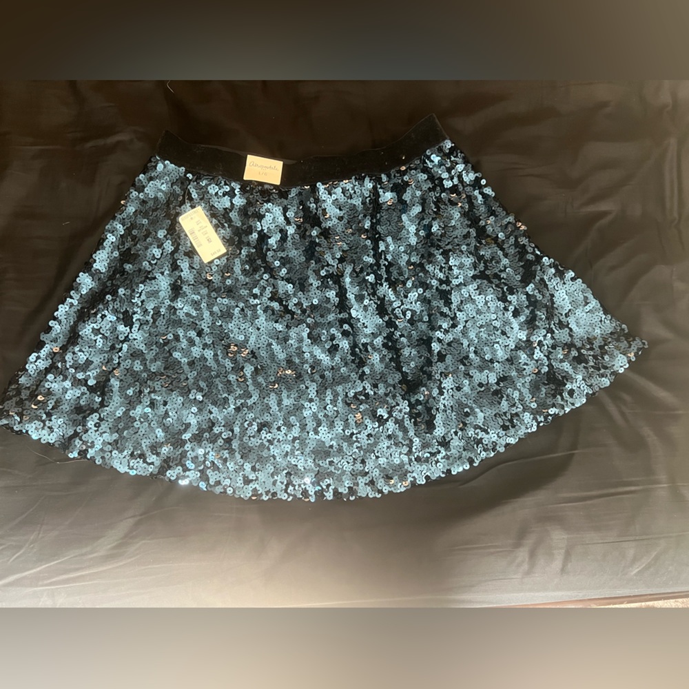 Brand new Blue Sequin Mini Skirt from Aeropostale with tags attached size large